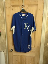 Kansas City Royals Blue Jersey KC Baseball MLB Men's Size 40- Perez #13