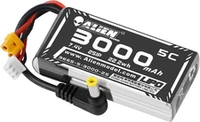 Crazepony 3000mAh 2S LiPo Battery Fatshark FPV Goggles 7.4V with... 