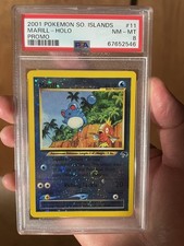 2001 Pokémon Marill 11/18 Southern Islands Reverse Holo PSA 8 WOTC Swirls 🌀 on eBay