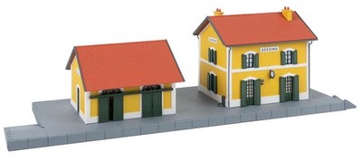 Faller 110154, Bahnhof Güssing , Bausatz, Neu & OVP, H0