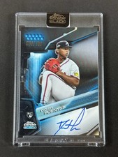Didier Fuentes Rookie Auto 2026 Topps Chrome Black Blue Refractor /150 #CBA-DF