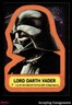1977 Topps Star Wars Stickers #7 Lord Darth Vader VG/EX - EX
