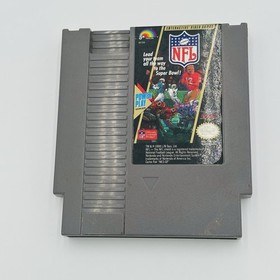 Nintendo NES Games -  Lot of 2 NFL and Ice Hockey Sports Games Vintage 1985