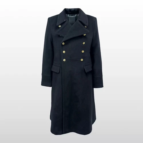 Cold Resistant Replica Soviet Navy M69 Winter Black 12-Button Woolen Overcoat image 2