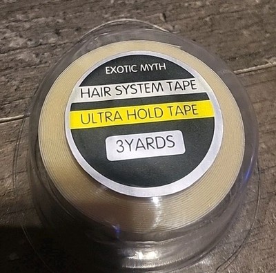 WALKER TAPE Clear Tape Rolle 3/4'' x 3yds (108'') Tape Rolle Haarsystem Ultra Hold 