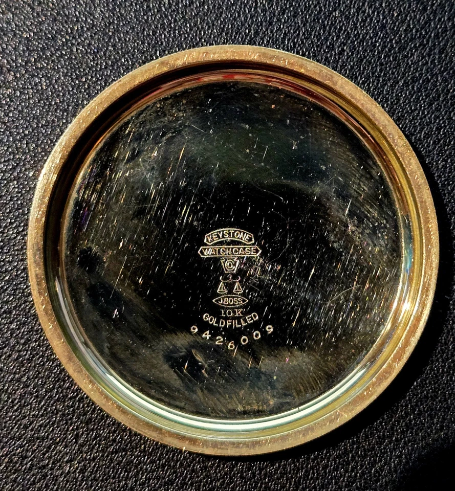 古董伊利诺伊怀表 10k 镀金 806 级铁路 16s 21j  — 第 4/4 张图片