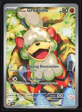 Hisuian Growlithe 181/167 Twilight Masquerade Illustration Rare Pokemon Card on eBay