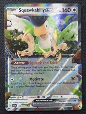 Pokémon Squawkabilly EX TCG Scarlet & Violet Paldea Evolved Holo Card 169/193