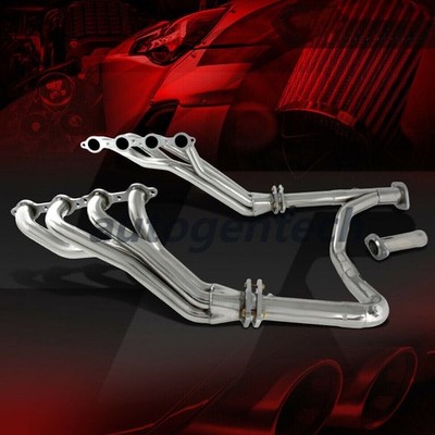FOR Chevy GMC 07-14 4.8 5.3 6.0L STAINLESS STEEL LONG TUBE HEADER EXHAUST+Y-PIPE