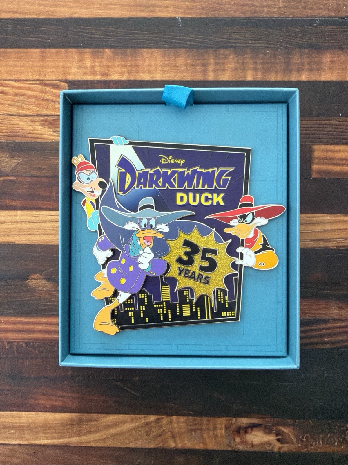 2026 Disney D23 Expo Exclusive LE 800 Darkwing Duck 35th Pin NEW Small Flaw