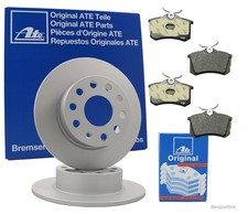 ATE Bremsenset Bremsscheiben und Bremsbeläge hinten für VW GOLF VII