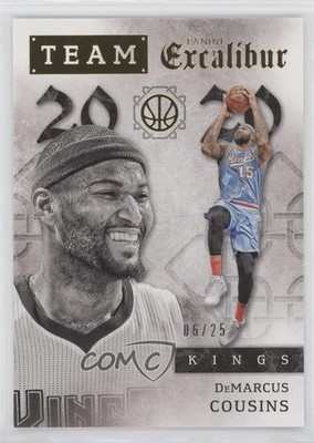 2015-16 Panini Excalibur Team 2020 Gold 6/25 DeMarcus Cousins #8 1u6