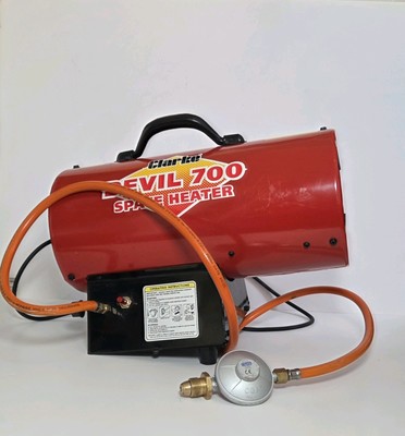 Clarke Little Devil 700 Space Heater Propane Fired Space Heater Used Once  UK