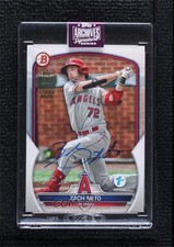 2025 Topps Archives Signature Series 1/1 Zach Neto Buyback Auto 06bg