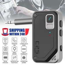 2 in 1 Wireless Bluetooth 5.0 Transmitter Receiver Adapter Audio 3.5mm Jack Aux
