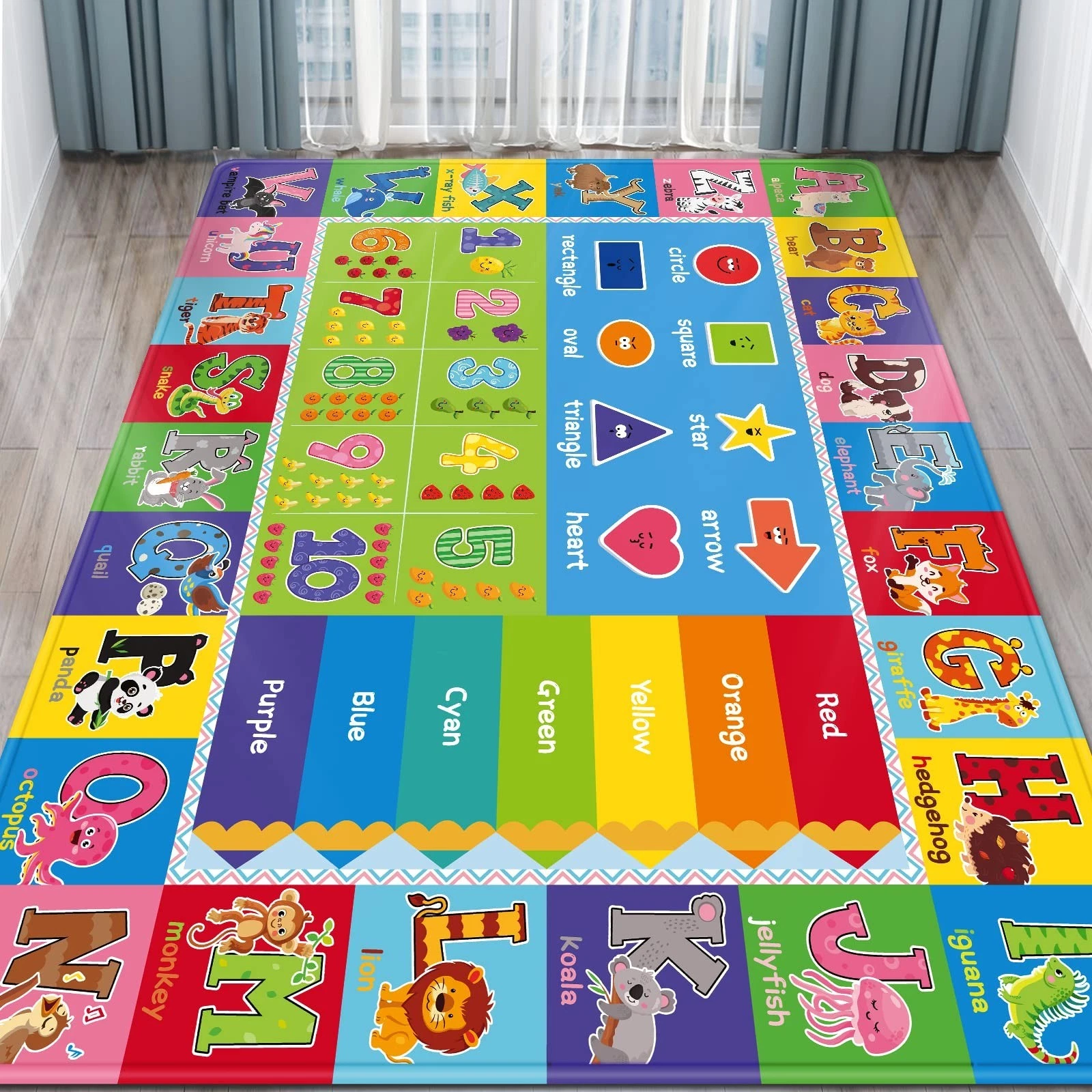 Baby Play Mat Kids Rug for Floor, Playmat for Kids Toddlers Infant, Extra Lar...