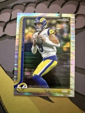 2025 Topps Chrome NFL - Matthew Stafford Pulsar Parallel Rams MVP Buyback #169