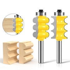 12mm Shank Bead Triple Router Bit Cutters for Woodworking Cutter Wookwork 1Set