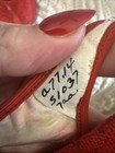 Y2K Joseph Magnin Herbert Levine Red  Paisley Kitten Heel 2001 Sz 6/7 — photo 4