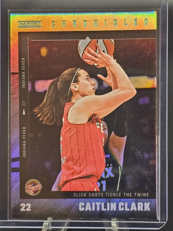 2025 Panini Caitlin Clark Chronicled Holo Silver Foil #45 Indiana Fever