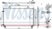 1X Nissens 940916 Kondensator Klimaanlage FüR Toyota