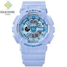 CASIO BABY-G BA-110YK-2AJF Y2K Fresh Colors Analog Digital Watch Blue 43.4mm