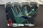New ListingVintage MCM Murano Barbini Cenedese Fish & Seagrass Aquarium Italian Art Glass