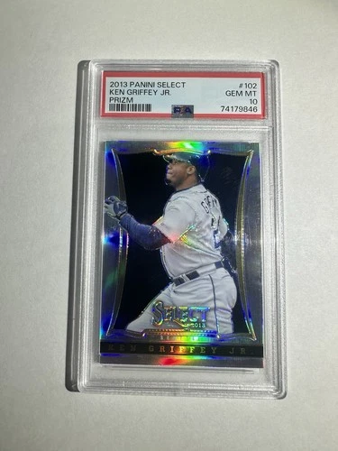 2013 Select Ken Griffey Jr Silver Prizm #102 Seattle Mariners PSA 10