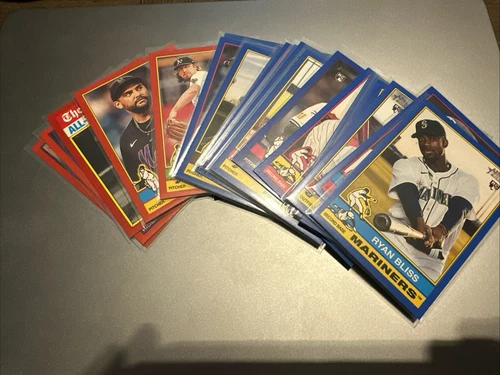 2025 Topps Heritage Blue/Red Border Parallels - Complete Your Set