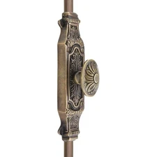 Signature Ironmongery Corinthian Door Brass Cremone Bolt 9 feet Unlacquered Anti