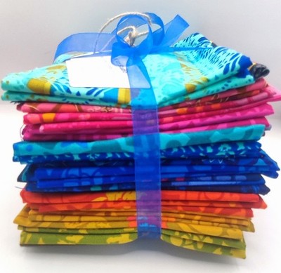 Fat Quarter Pack 20Stk Alison Glass Sunprint Andover Patchwork Regenbogen+Panels