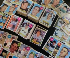 1969 Topps Baseball Set Builder Lots - 50 Different Vintage Cards
