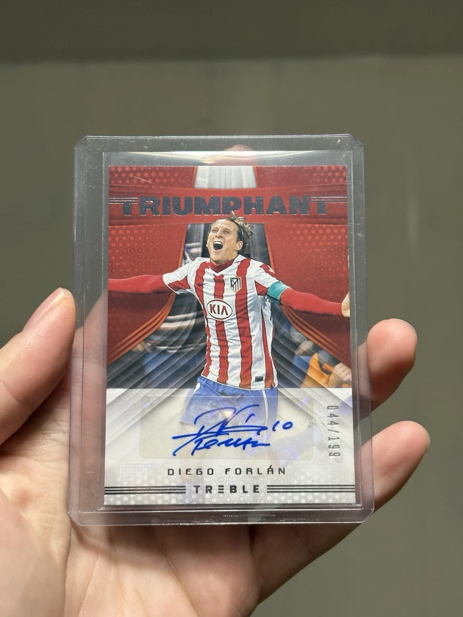 Diego Forlan Soccer Sports Trading Cards & Accessories Autographed