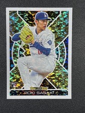 Rookie Sasaki 2025 Topps Update (RC) Rookie Black Gold Foil #BG-24 Dodgers