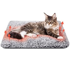 Self Warming Cat Bed Pad Self Heating Pet Mat Warmer Bed Mat for Feral and In...