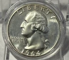 🔥1964 (P) Washington Quarter Gem Proof 90% Silver - Blazer Coin - Great Value🔥