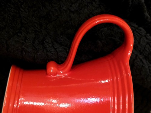 Art Deco Retro Large Hall's China Ceramic Teapot Melody Chinese Red RARE 🫖 - Picture 6 of 14