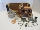 Vintage 1955 Roy Rogers Fix It Stagecoach by Ideal w/ Original Box