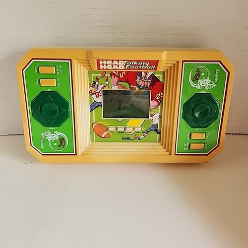 VINTAGE TIGER ELEKTRONIK KOPF AN KOPF SPRECHEND Fußball Spiel funktioniert - Bild 3 von 9