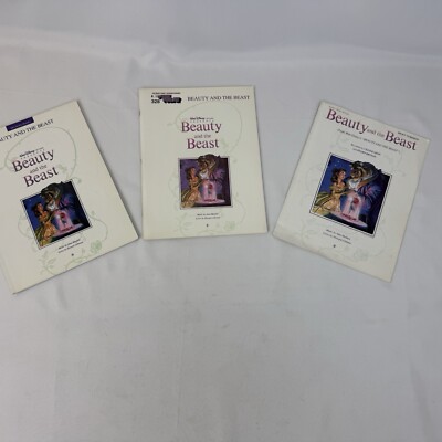 Three Beauty And The Beast Music Sheet Books EZ Play Hal Leonard Walt Disney 