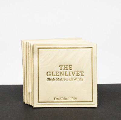 50 x The Glenlivet Whisky Untersetzer Papieruntersetzer Tischuntersetzer