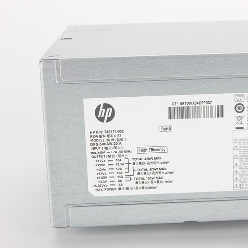 Tested FOR HP 500W Power Supply Computers 746177-002 DPS-500AB-20A - 第 3/4 張圖片