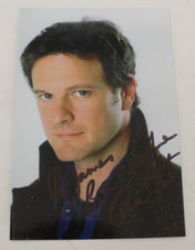 Colin Firth Signed / Autographed 6 x 4" Photo