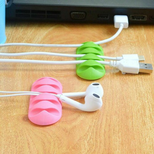 5pcs Kabel Clip Schreibtisch Tidy Wickler Kopfhörer Organizer Ladekabel Halter / - Photo 10/18