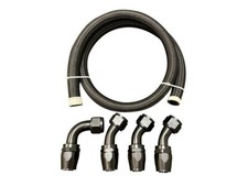Racing Tucked Coolant Radiator -16 An Hose And Fitting Kit For K Series K20 K24 Racing Tucked Coolant Radiator -16 An Hose And Fitting Kit For K Series K20 K24