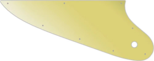 WD Custom Pickguard For Gibson 2010-Present Reverse Firebird #10GD Gold Mirror