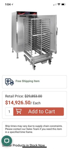 cres cor rr13322401q1 Full-Size Cook and Hold Oven, 208v/1ph
