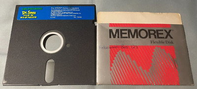 DR SEUSS FIX-UP THE MIX-UP PUZZLER Atari 400/800 Computer Video Game Disk TESTED