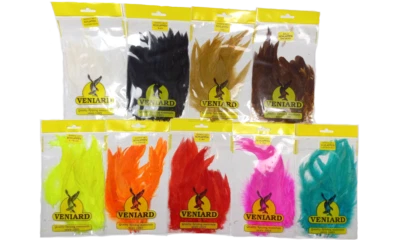 Veniard Schlappen Dyed Fliegenbinden Hahn Schlappenfedern