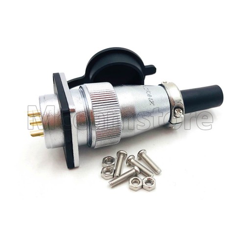 WS24 500V 25A 3 pin Panel Mount Connector,Waterproof Wire Connector Plug Socket - Picture 5 of 6